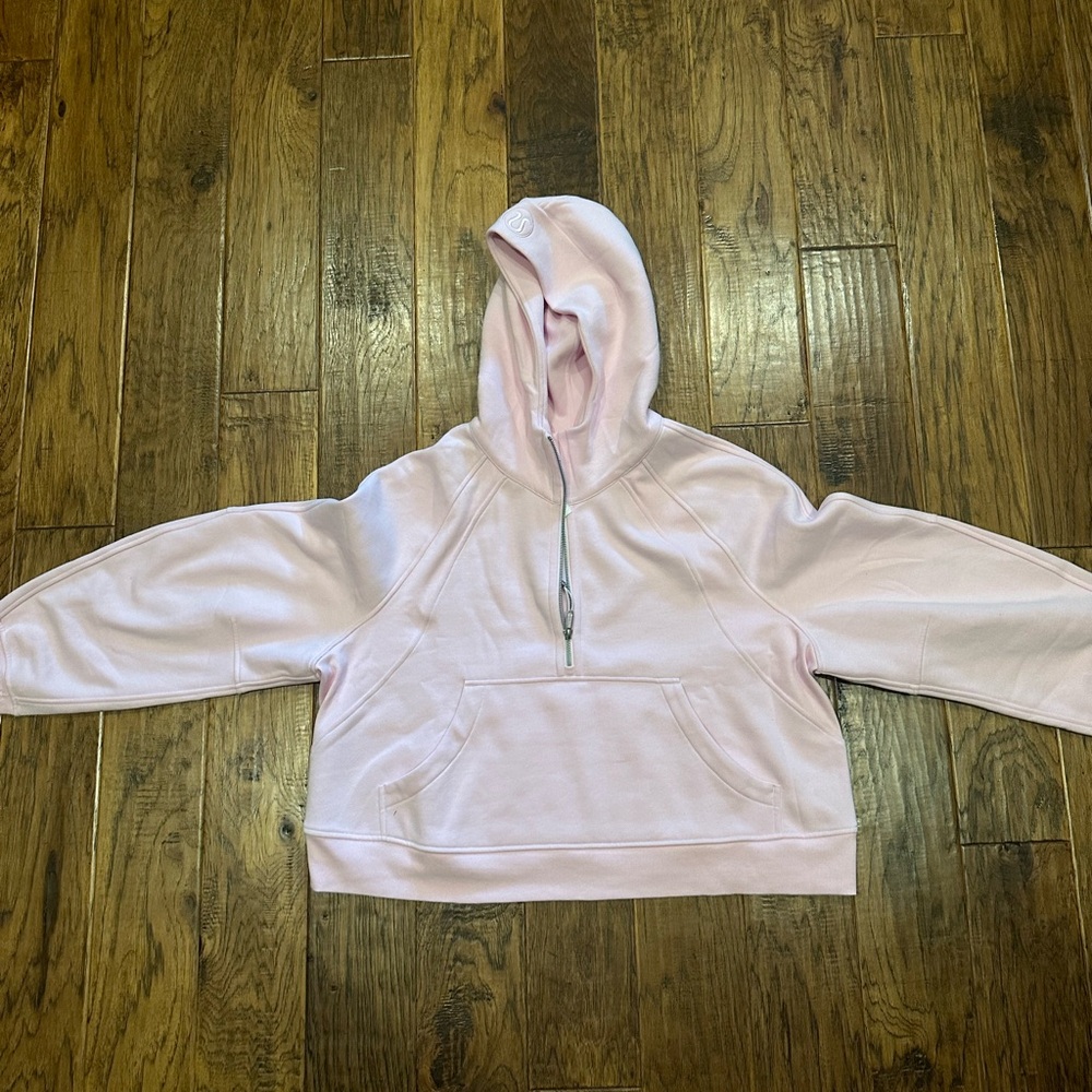 Lululemon Scuba Oversized Half-Zip Hoodie: Meadowsweet Pink